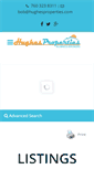 Mobile Screenshot of hughesproperties.com
