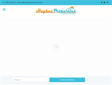 Tablet Screenshot of hughesproperties.com